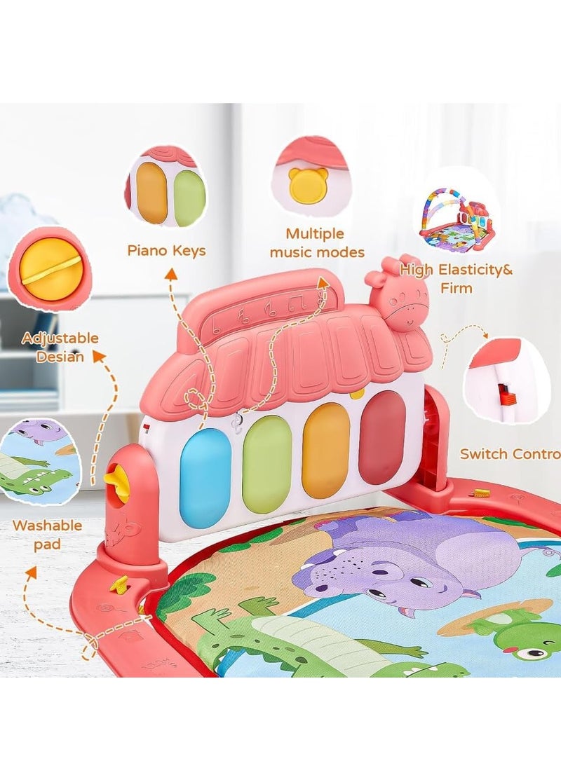 Baby Play Mat, Fun Piano Play Mat for Tummy Time, Baby Activity Mat with 5 Educational Sensory Toys for Infants, Music and Lights, Age 0-9-12 Months Code (B-02) Color (Orange) by TOYS-EGYPT - pzsku/ZCB4C7E12CBED75328093Z/45/_/1733842406/8eb8e19f-12ad-411d-8d1a-3e1dfd643845