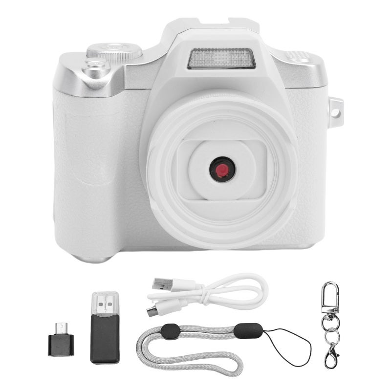 Compact Digital Camera: 48MP HD 18x Zoom, User Friendly 1.54 Inch Screen, Keychain Design - Advanced Autofocus Retro Keychain Camera for Teens Students Travel Beginners - Image 1