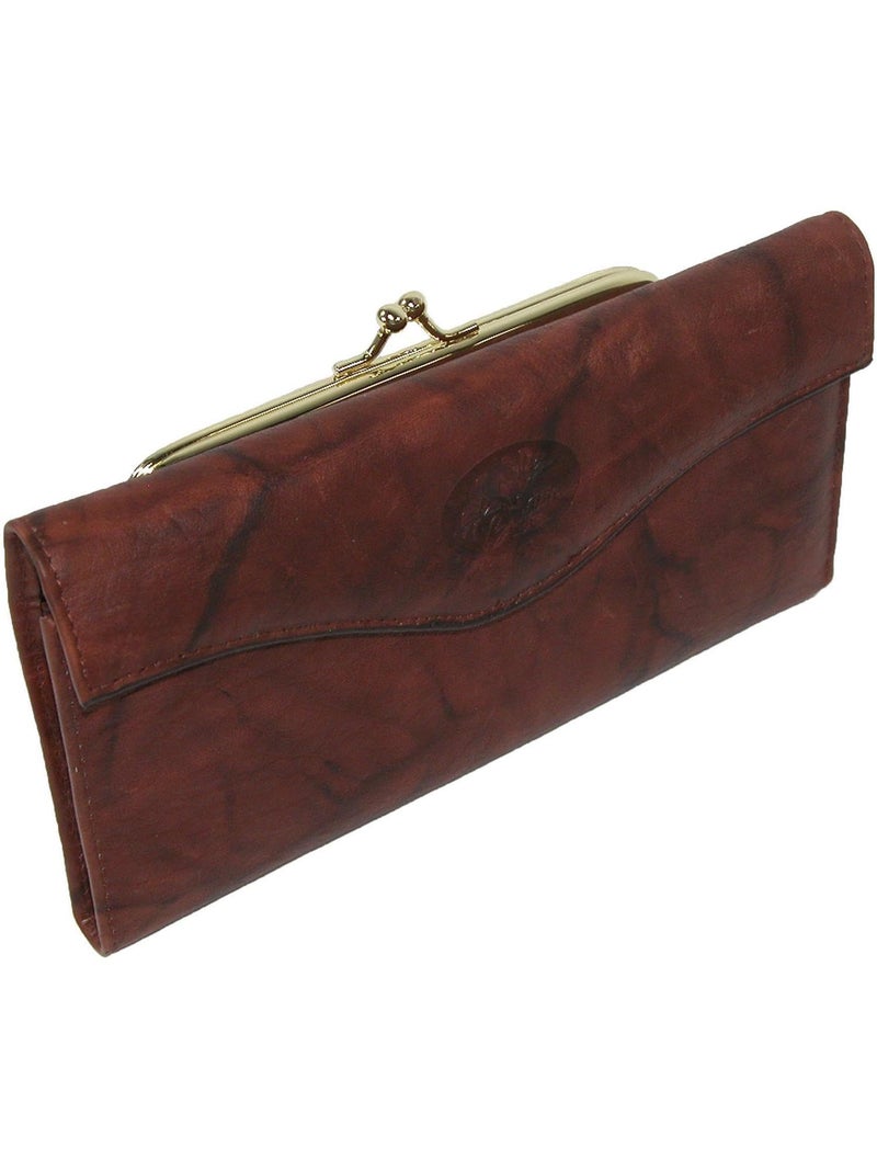Buxton Heiress Organizer Clutch, Mahogany, One Size - Image 5