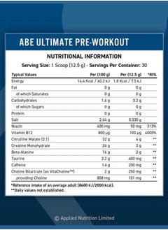 Applied Nutrition ABE Pre Workout - Energy - (30 serving)  - Image 2