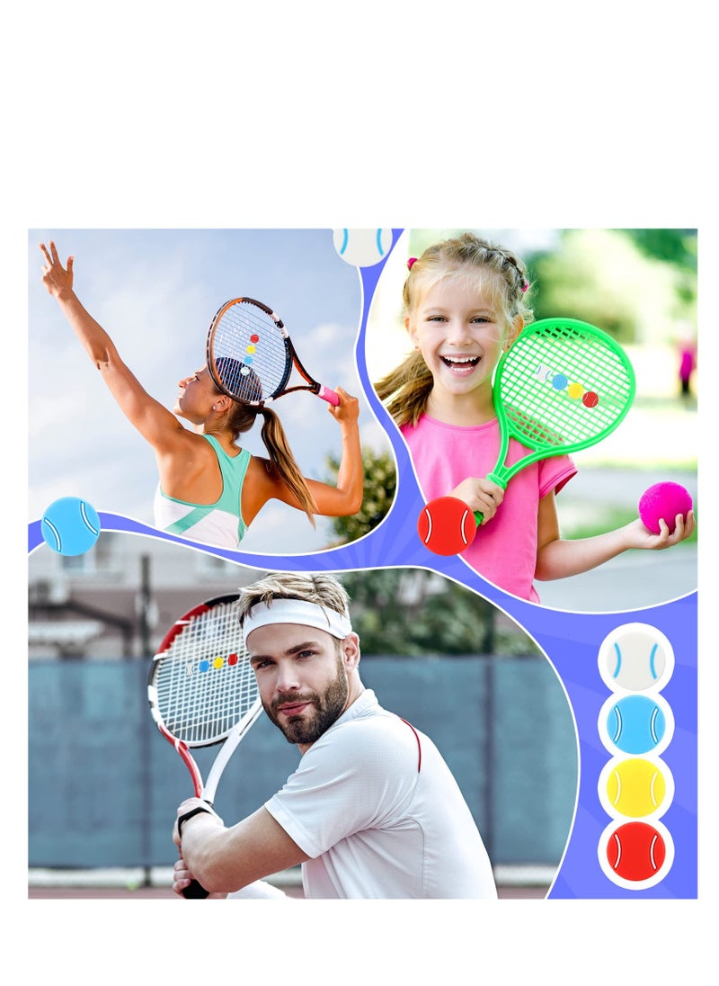 SYOSI - 20 Pieces Tennis Racket Dampener, Tennis Racket Vibration Dampener, Cute Tennis Dampener Funny Soft Silicone Tennis Racquet Dampeners, for Tennis Gift, Assorted Designs, Made of Soft Silicone Material - Image 1
