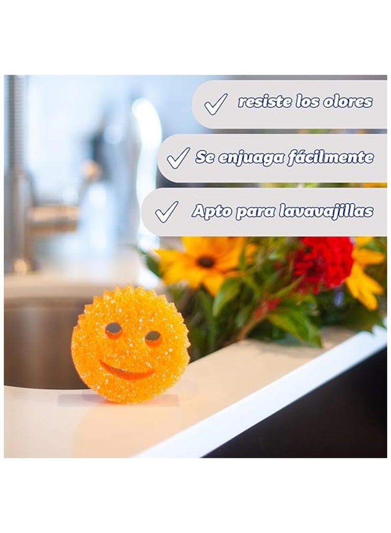 Scrub Daddy Flextexture Scrubbing Sponge Orange - Image 2