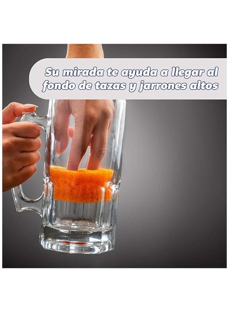 Scrub Daddy Flextexture Scrubbing Sponge Orange - Image 4