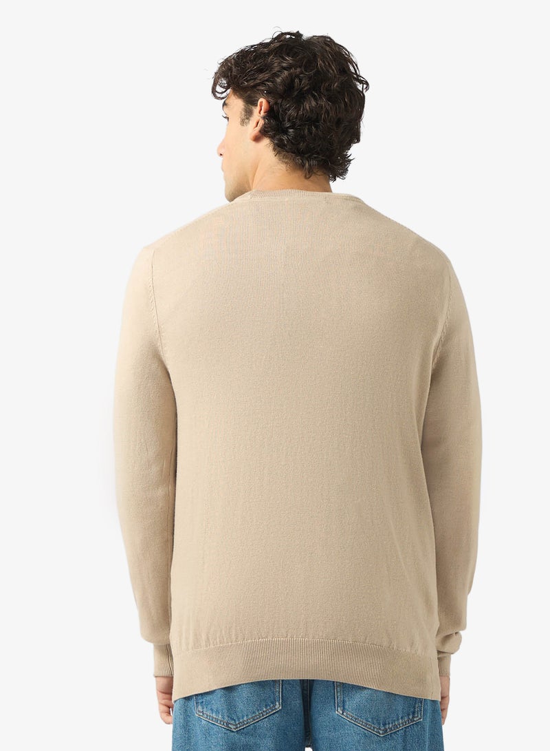 GUESS Hammond Crew Neck Long Sleeve Logo Sweater - Image 2