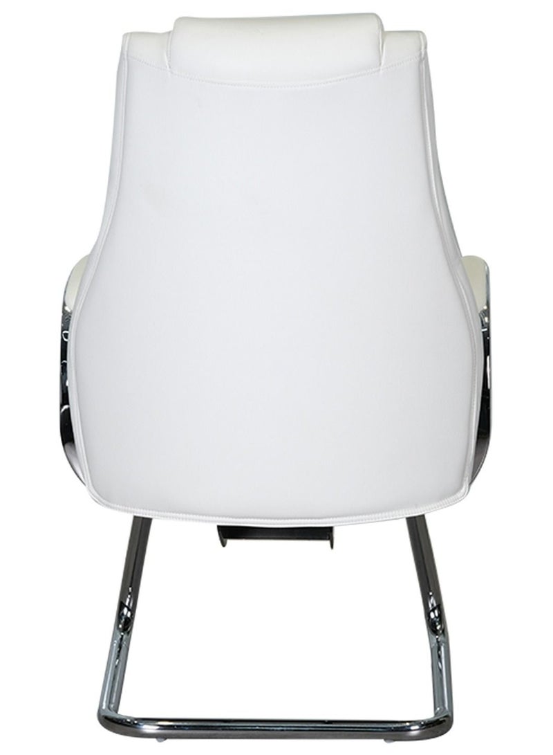 HUIMEI Huimei 1202-C Office Visitor Chair White Color  - Image 3