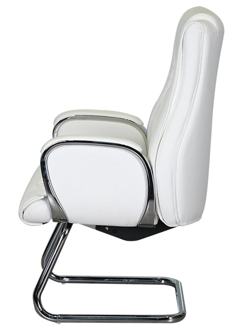 HUIMEI Huimei 1202-C Office Visitor Chair White Color  - Image 2
