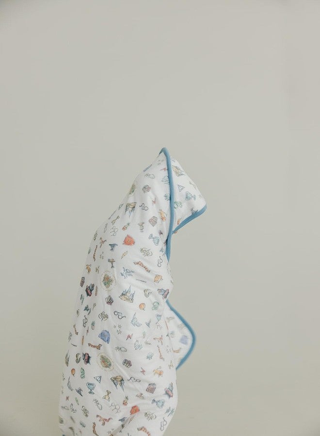 Copper Pearl منشفة استحمام مغطاة من النحاس اللؤلؤي - منشفة أطفال مصنوعة من قماش محبوك/تيري مع غطاء، جيوب، وتصاميم رائعة - مثالية كهدية وجعل وقت الاستحمام ممتع - منشفة استحمام للأطفال، عالم السحر™ - Image 5