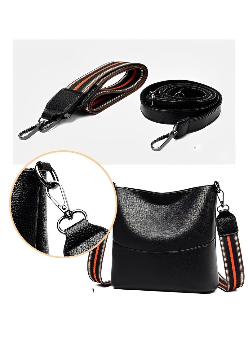 REOCLE Women's Soft Leather Crossbody Bags Tote Handbag Satchel Shoulder Bag with Adjustable Strap & Large Capacity Trendy Commute Crossbody Bags  - Image 4