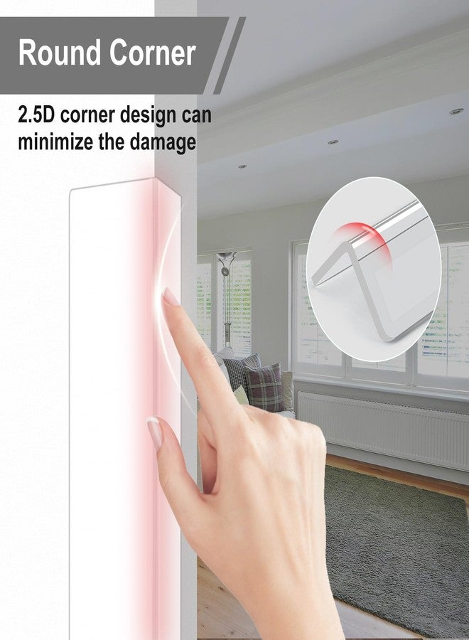 AGHITG Clear Corner Guards for Walls,36 Inch Length Wall Corner Protector,Corner Guard for Edge Protect,Plastic Corner Protectors for Walls Prevent Scratch,Easy to Install,4PCS - Image 3