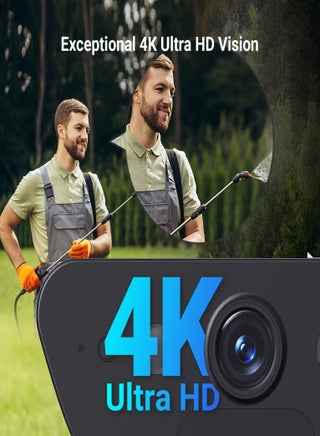 CB5 Outdoor Security Camera, 4K/8MP Solar Battery Camera with Always-On Video, Built-in Solar Panel, AI Human/Vehicle Detection, Weatherproof, Color Night Vision, Two-Way Talk, Supports Wi-Fi 6 - view 4