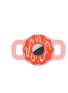 Airtag Protective Cover Apple Positioning Buckle AirTag Donut Silicone Anti-lost Collar-Color:12mm Pink-Applicable Model:airtag