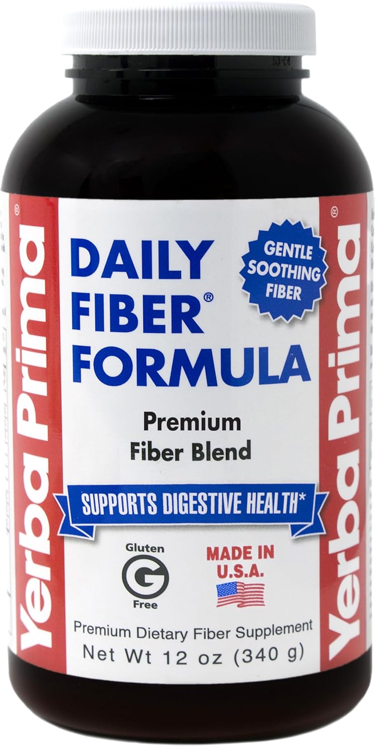Yerba Prima Botanicals Daily Fiber Formula 12 oz powder - Image 1