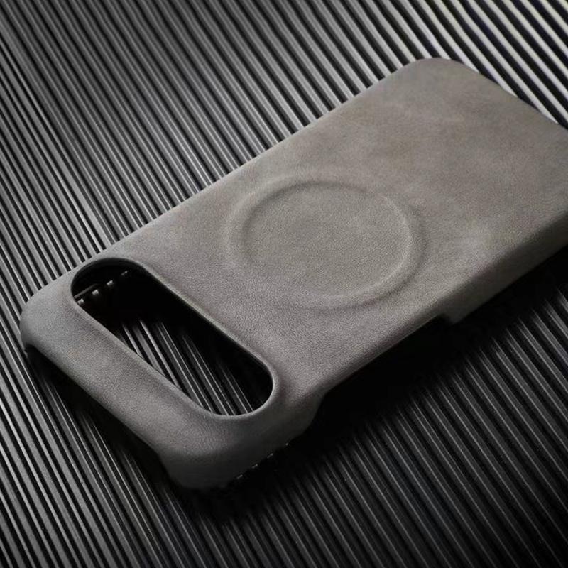 إيروريكس جراب هاتف مغناطيسي من جلد الغنم لهاتف Google Pixel 9 / Pixel 9 Pro من MagSafe (أبيض) - Image 5