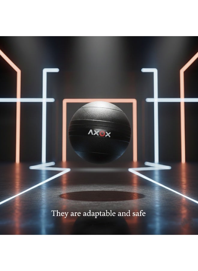 أكسوكس كرة أكس أو إكس فتنس بوزن 4 كجم – كرة تمرين ثقيلة بسطح محكم الملمس وغير قابلة للانزلاق للتدريب على القوة، القدرة، التحمل والتدريب الوظيفي - Image 2