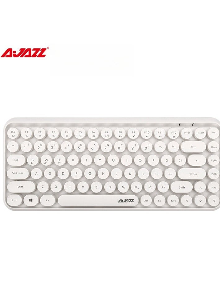 Ajazz Bluetooth Keyboard - Tablet Laptop Home Office - Punk 84 Key Phone Keyboard  - Image 1