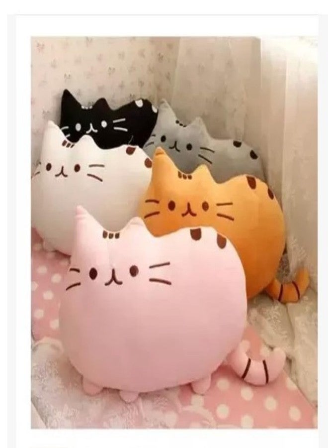 TechMax Solution Cute White Cat Kawaii Pillow Plush Toy - Image 4