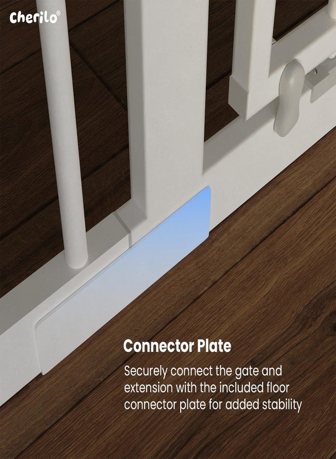 Cherilo قطعة تمديد بوابة أمان الأطفال من شيريلو (20 سم) - أبيض - Image 4