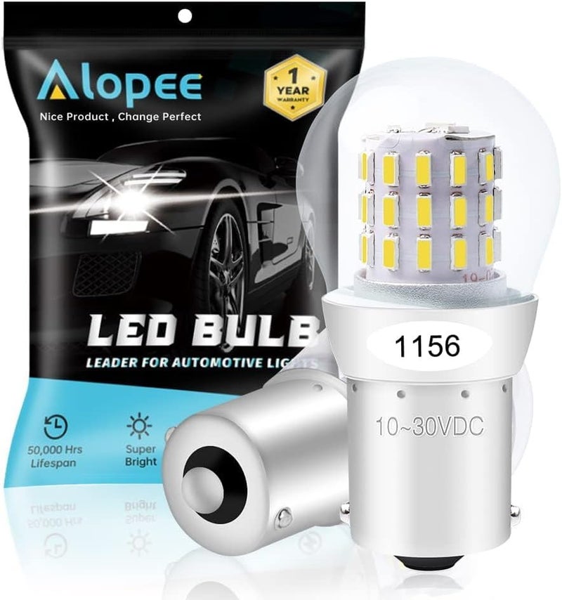Alopee 1156 LED Bulb - Super Bright White - Image 1