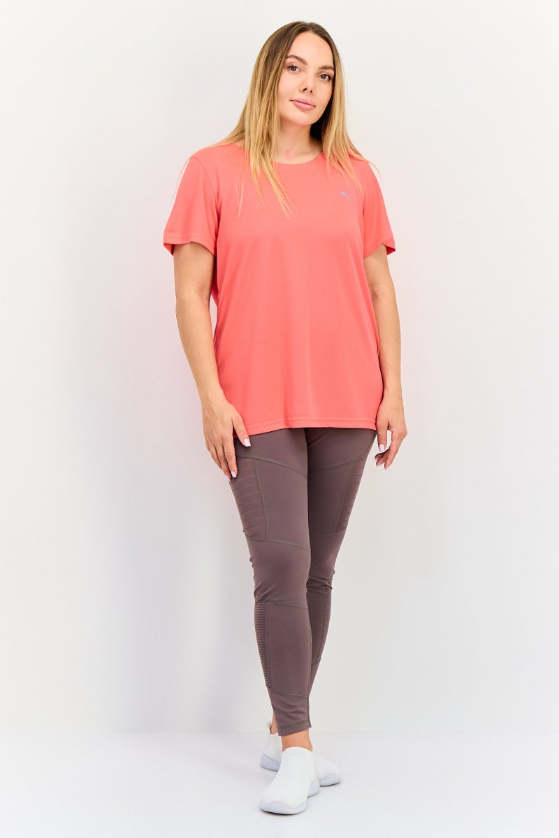 PUMA Women Sportswear Fit Short Sleeve Training T-Shirt, Fuchsia - Image 4