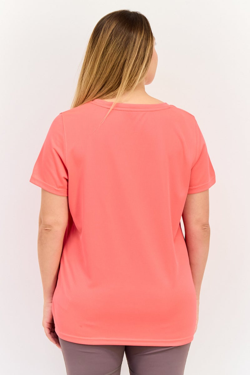 PUMA Women Sportswear Fit Short Sleeve Training T-Shirt, Fuchsia - Image 3