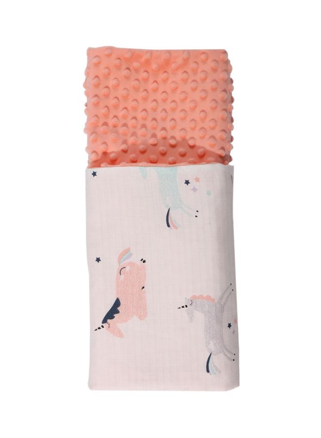 نيبمينينت Unicorn Printed Dotted Blanket - Image 1
