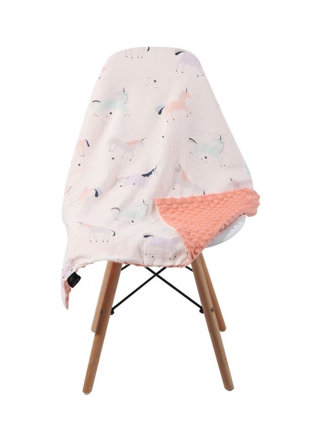 نيبمينينت Unicorn Printed Dotted Blanket - Image 3
