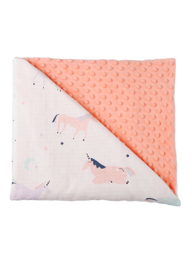 نيبمينينت Unicorn Printed Dotted Blanket - Image 2