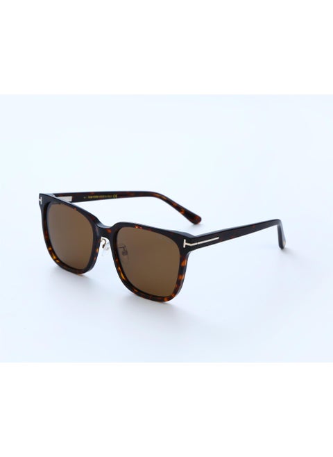 New Tom Fashion Clear Square Sunglasses TF891K Unisex Tortoiseshell frame tea slices