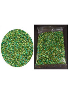 eshoppee eshoppee 3 mm (8/0) Seed, Glass Bead Pack of 400 g, 14000 Beads for Jewellery Making Kits Art and Crafts Materials for Embroidery Necklace Bracelet Earring DIY Kit (Green Family)  - Image 1
