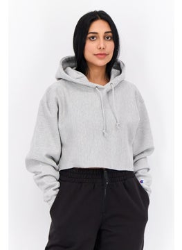 Champion Women Sportswear Fit Long Sleeve Outdoor Sweatshirt, Grey  - Image 1
