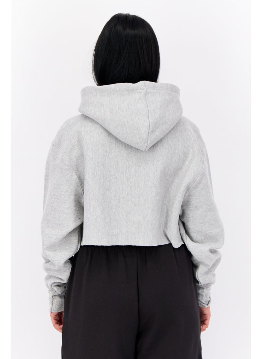 Champion - Women Sportswear Fit Long Sleeve Outdoor Sweatshirt, Grey - Image 1