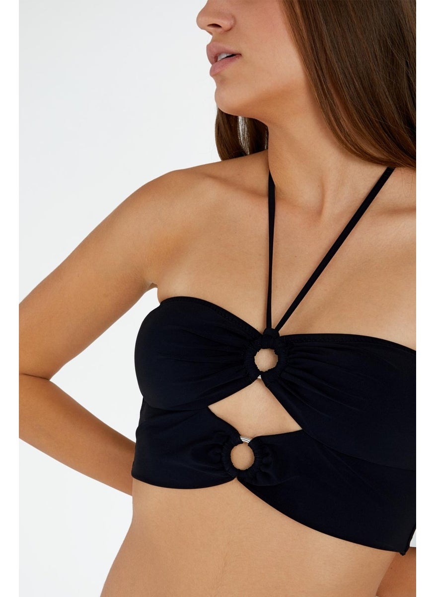 Ayyıldız 63557 Black Strapless Bikini Top  - Image 2