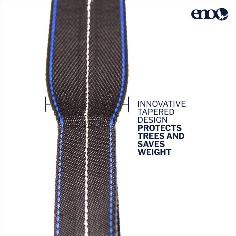 Eno ENO Atlas Suspension System - Tree Strap for Hammock - Accessories for Camping, Hiking, and Backpacking - Black/Royal  - Image 3