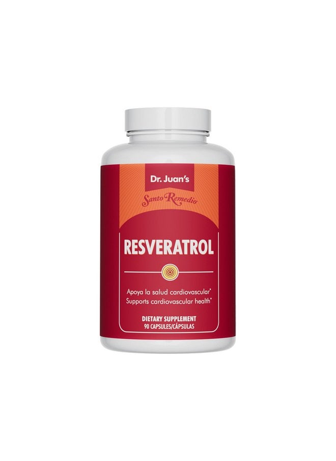 Santo Remedio - Resveratrol Supports Cardiovascular Health Dietary Supplement 200 Mg 90 Capsules - Image 1
