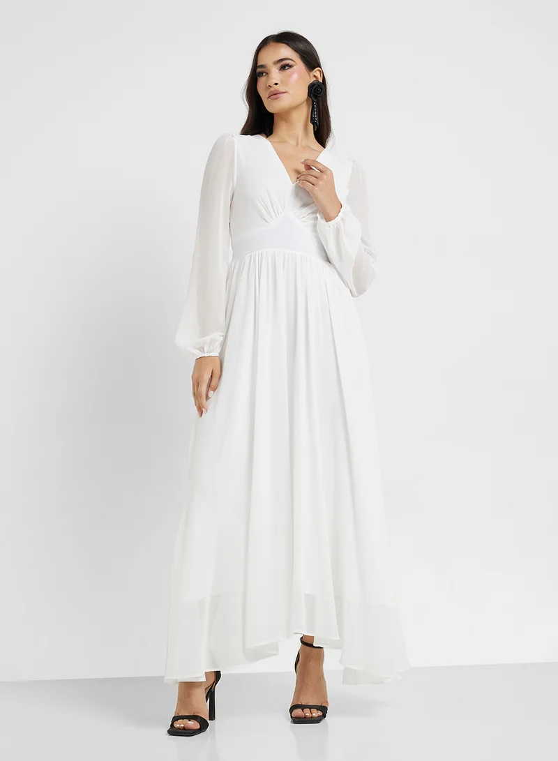 ELLA Chiffon Maxi Dress