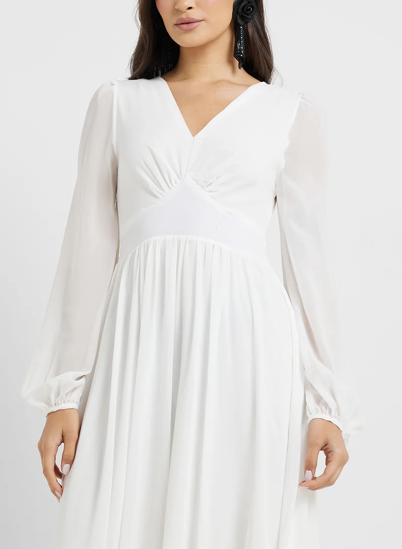 ELLA Chiffon Maxi Dress