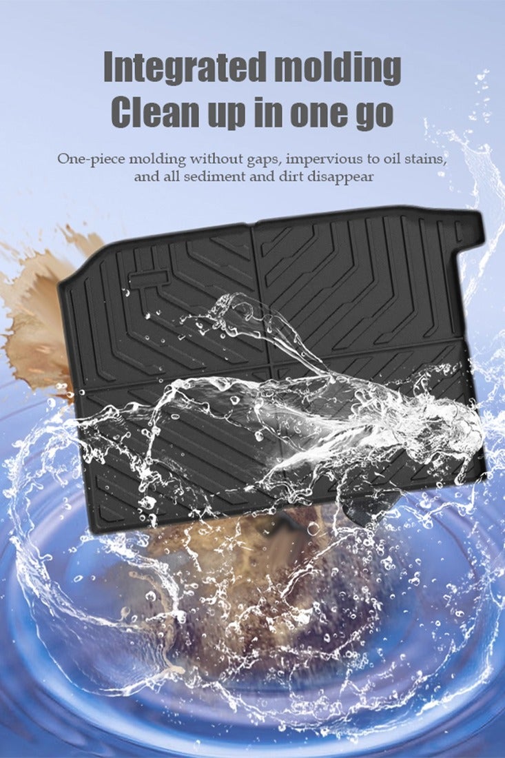 Generic Automobile floor mat accessories, suitable for Jetour T2 gasoline car and hybrid car trunk mat, wear-resistant, easy to clean, high-end, material: TPE. - Image 3