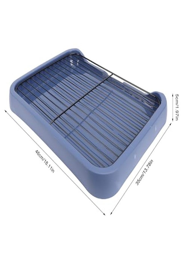 Fockety Dog Potty Tray, 18x14in Pet Indoor Dog Training Toilet with Grille, Removable Mesh, Puppy Potty Tray Pee Pad Holder for Small Medium Pets - Image 5
