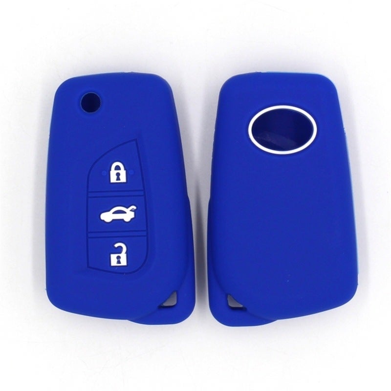 Are Suitable For Toyota Reiz Camry Corolla 3-Key Silicone Car Key Case Spot Without Standard - Image 3