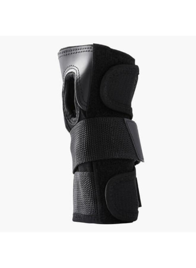 OXELO Adult Skateboarding Skating Wrist Guard Fit500 - Black - Image 4