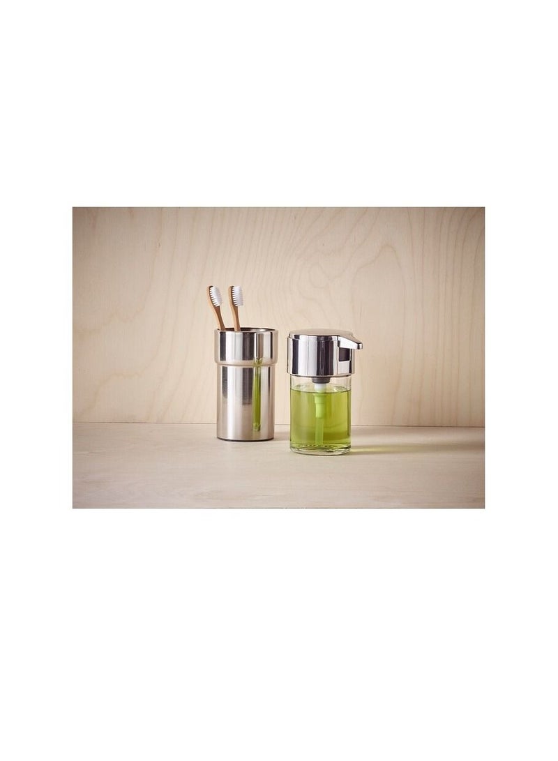 حامل فرشاة أسنان مطلي بالكروم - Image 2