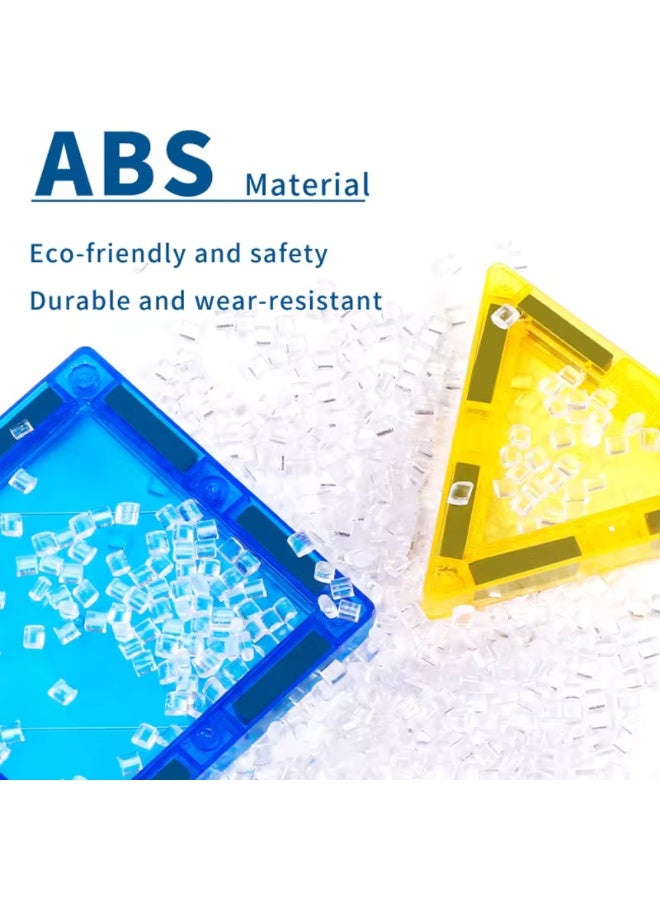 AlsayedP 103 Pcs Magnetic Tiles Set Creative 3D Magnetic Building Blocks for Kids Educational Magnetic Toys for Boys and Girls - Image 5