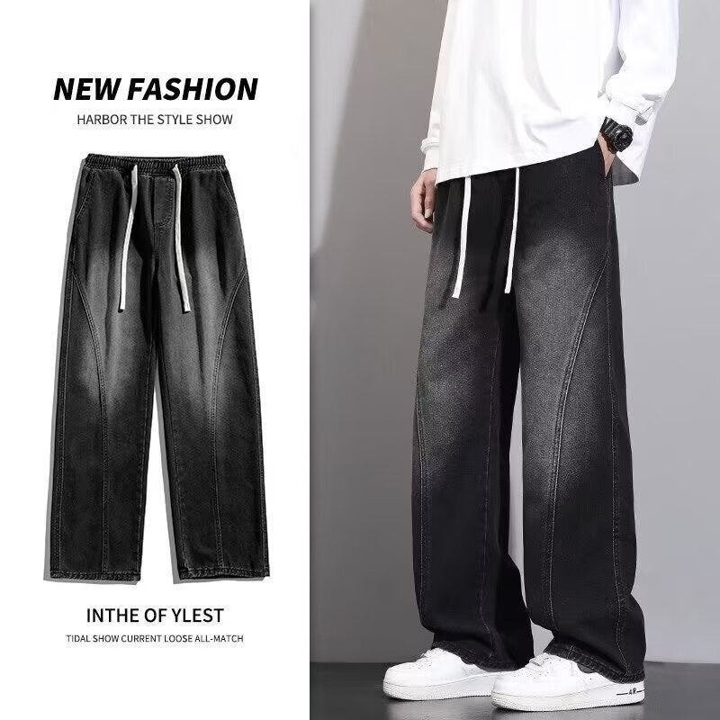 Unisex Casual Daily Denim Jeans - Image 5