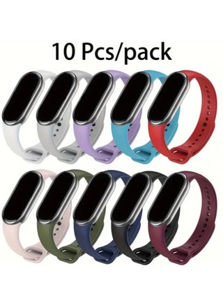 10pcs Strap for Mi Band 8 and Band 9 Silicone Strap - pzsku/ZCB4E7F6BEA70E8F05DF5Z/45/_/1723497223/06016163-1b87-405a-a7d3-9aeba57ceca0