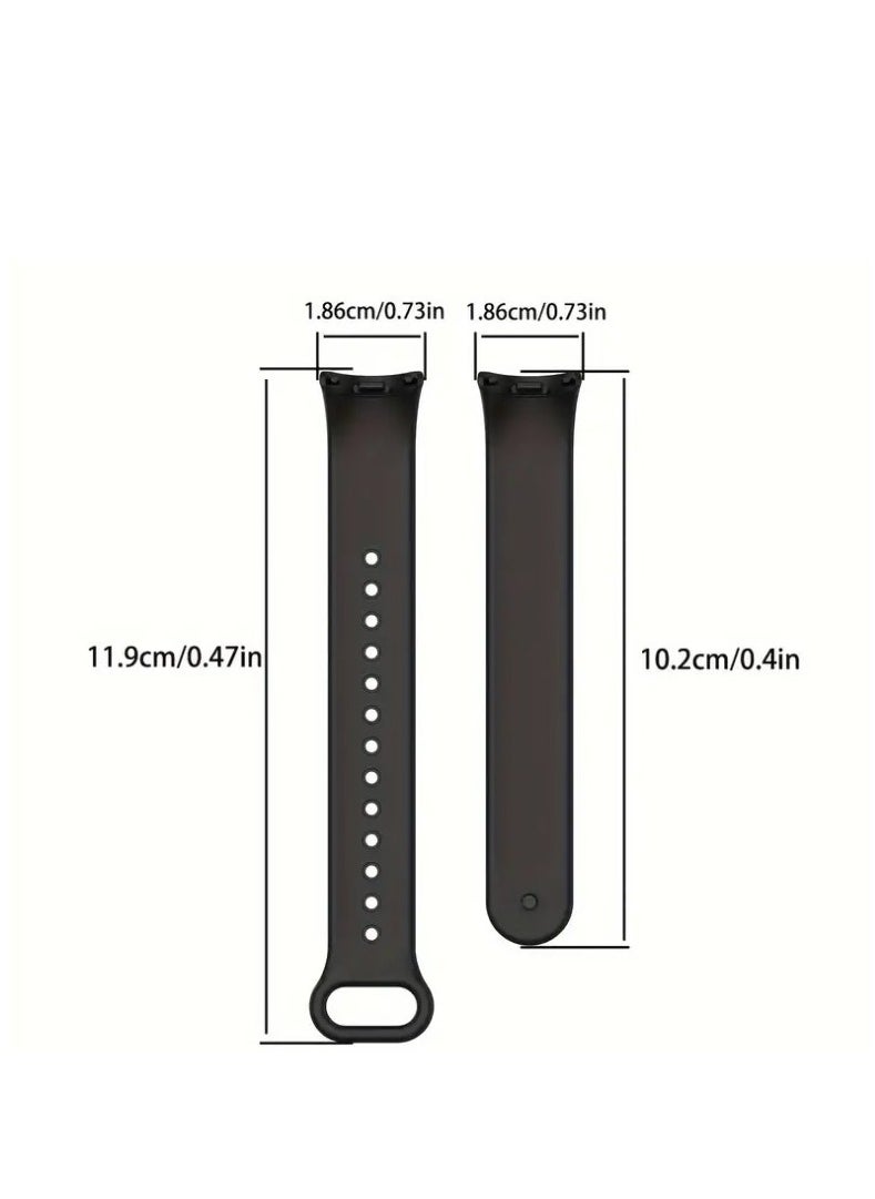 10pcs Strap for Mi Band 8 and Band 9 Silicone Strap