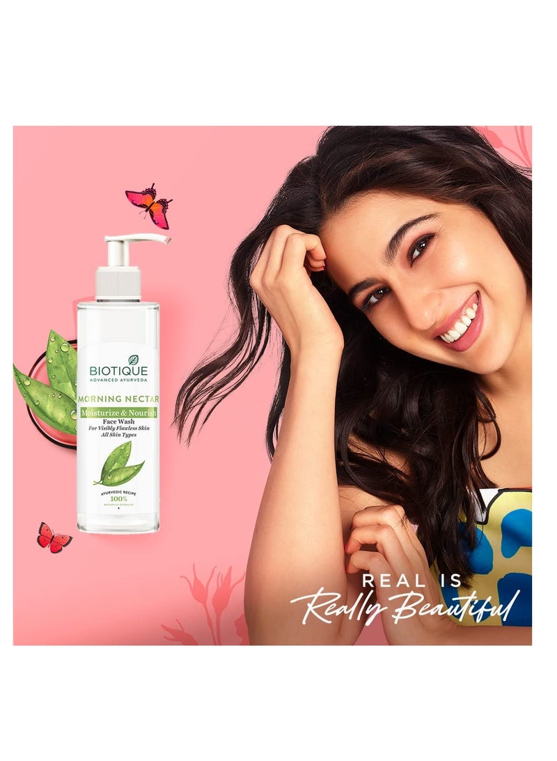 Biotique Bio Morning Nectar Visibly Whitening Scrub Wash, 200 ml - Image 2