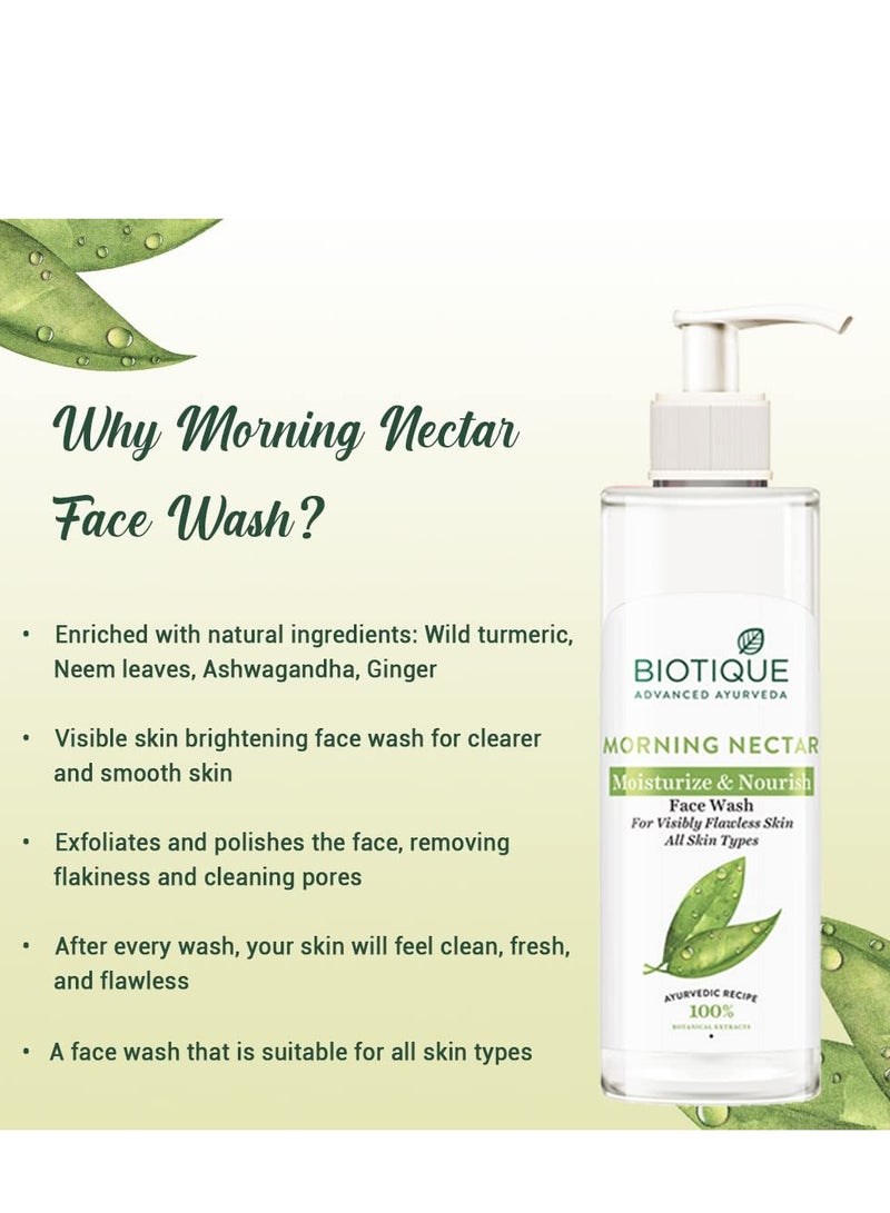 Biotique Bio Morning Nectar Visibly Whitening Scrub Wash, 200 ml - Image 5
