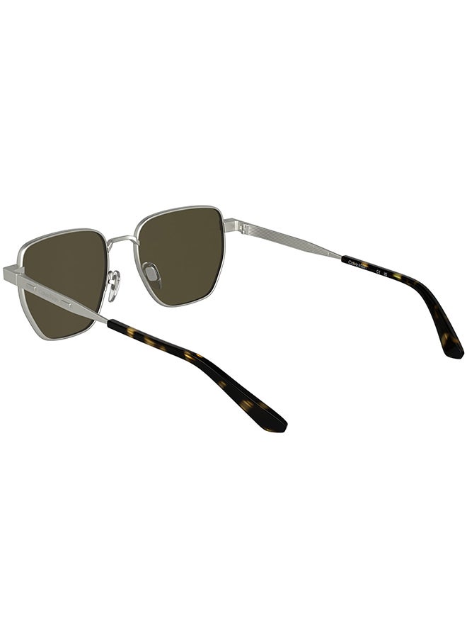 CALVIN KLEIN FULL RIM METAL CALVIN KLEIN SUN CK25100S 5318 (045) MATTE SILVER - Image 2