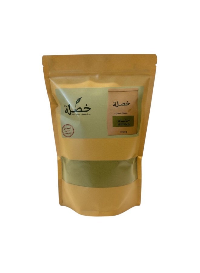 باندل العناية الطبيعية بالشعر مشاط المدينة الأحمر العضوي 500 جم + حناء المدينة الطبيعية 1000 جم لتغذية وتقوية الشعر - Image 3