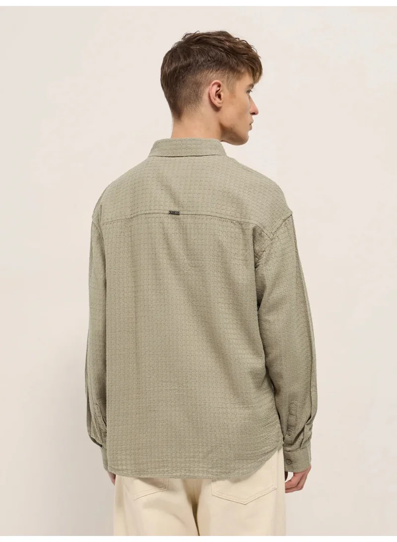 The Bear House  Men’s Trendy Shacket for All Seasons | Casual Overshirt Jacket for Men | Versatile Outerwear Layer for Office, Streetwear & Travel | Modern Smart Look for Everyday Outfits for Men | Best Price UAE